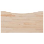 vidaXL Blat de birou, alb, 100x60x2,5 cm, lemn masiv de pin