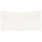 vidaXL Blat de birou, alb, 100x60x2,5 cm, lemn masiv de pin