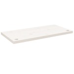 vidaXL Blat de birou, alb, 80x40x2,5 cm, lemn masiv de pin vidaXL Blat de birou, alb, 80x40x2,5 cm, lemn masiv de pin