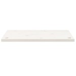 vidaXL Blat de birou, alb, 80x40x2,5 cm, lemn masiv de pin vidaXL Blat de birou, alb, 80x40x2,5 cm, lemn masiv de pin