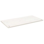 vidaXL Blat de birou, alb, 100x50x2,5 cm, lemn masiv de pin vidaXL Blat de birou, alb, 100x50x2,5 cm, lemn masiv de pin