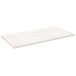 vidaXL Blat de birou, alb, 100x60x2,5 cm, lemn masiv de pin vidaXL Blat de birou, alb, 100x60x2,5 cm, lemn masiv de pin