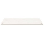 vidaXL Blat de birou, alb, 110x60x2,5 cm, lemn masiv de pin vidaXL Blat de birou, alb, 110x60x2,5 cm, lemn masiv de pin