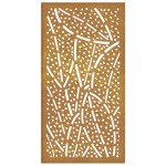 vidaXL Decor perete de grădină 105x55 cm design frunze oțel Corten vidaXL Decor perete de grădină 105x55 cm design frunze oțel Corten