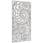 vidaXL Decor perete de grădină 105x55 cm design scoici oțel Corten vidaXL Decor perete de grădină 105x55 cm design scoici oțel Corten