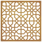 vidaXL Decor perete de grădină 55x55 cm, design maur, oțel Corten vidaXL Decor perete de grădină 55x55 cm, design maur, oțel Corten