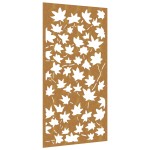 vidaXL Decor de perete 105x55 cm design frunze arțar oțel Corten vidaXL Decor de perete 105x55 cm design frunze arțar oțel Corten
