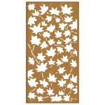 vidaXL Decor de perete 105x55 cm design frunze arțar oțel Corten vidaXL Decor de perete 105x55 cm design frunze arțar oțel Corten