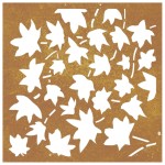 vidaXL Decorațiune perete grădină, 55x55cm, oțel corten, frunze arțar