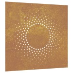 vidaXL Decor perete de grădină 55x55 cm design soare oțel Corten vidaXL Decor perete de grădină 55x55 cm design soare oțel Corten