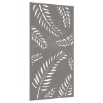 vidaXL Decorație perete de grădină 105x55 cm design frunze oțel Corten vidaXL Decorație perete de grădină 105x55 cm design frunze oțel Corten