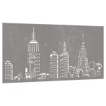 vidaXL Decor perete de grădină 105x55 cm design orizont oțel Corten vidaXL Decor perete de grădină 105x55 cm design orizont oțel Corten
