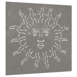 vidaXL Decor perete de grădină 55x55 cm design soare oțel Corten vidaXL Decor perete de grădină 55x55 cm design soare oțel Corten