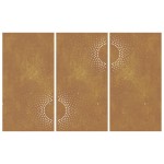 vidaXL Decorațiuni perete de grădină 3 buc. 105x55cm oțel corten soare vidaXL Decorațiuni perete de grădină 3 buc. 105x55cm oțel corten soare
