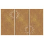 vidaXL Decorațiuni perete de grădină 3 buc. 105x55cm oțel corten soare vidaXL Decorațiuni perete de grădină 3 buc. 105x55cm oțel corten soare