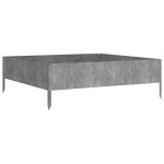 vidaXL Strat înălțat de grădină, 100x100x33,5 cm, oțel corten vidaXL Strat înălțat de grădină, 100x100x33,5 cm, oțel corten