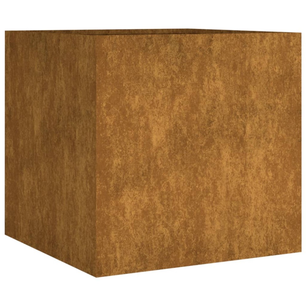 vidaXL Jardinieră, 40x41x40 cm, oțel corten