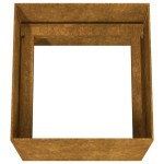 vidaXL Jardinieră, 40x41x40 cm, oțel corten vidaXL Jardinieră, 40x41x40 cm, oțel corten