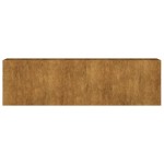 vidaXL Strat înălțat de grădină, 280x40x80 cm, oțel corten