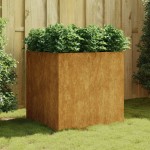 vidaXL Jardinieră, 80x80x80 cm, oțel corten vidaXL Jardinieră, 80x80x80 cm, oțel corten