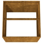 vidaXL Jardinieră, 80x80x80 cm, oțel corten vidaXL Jardinieră, 80x80x80 cm, oțel corten