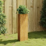 vidaXL Jardinieră de grădină, 30x26x75 cm, oțel corten vidaXL Jardinieră de grădină, 30x26x75 cm, oțel corten