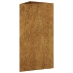 vidaXL Jardinieră de grădină, 40x34,5x75 cm, oțel corten vidaXL Jardinieră de grădină, 40x34,5x75 cm, oțel corten