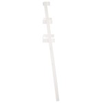 vidaXL Raft de toaletă, alb, 63,5x32x179 cm, lemn masiv de pin vidaXL Raft de toaletă, alb, 63,5x32x179 cm, lemn masiv de pin