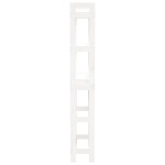 vidaXL Raft de toaletă, alb, 63x26x171 cm, lemn masiv de pin vidaXL Raft de toaletă, alb, 63x26x171 cm, lemn masiv de pin