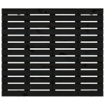 vidaXL Tăblie de pat pentru perete, negru 106x3x91,5 cm lemn masiv pin vidaXL Tăblie de pat pentru perete, negru 106x3x91,5 cm lemn masiv pin