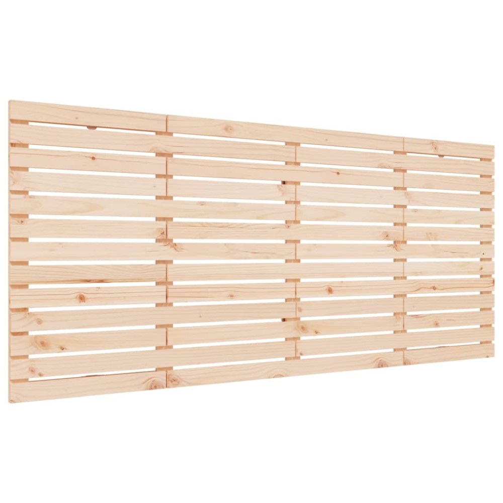 vidaXL Tăblie de pat pentru perete, 206x3x91,5 cm, lemn masiv de pin