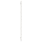 vidaXL Tăblie de pat pentru perete, alb, 206x3x91,5 cm, lemn masiv pin