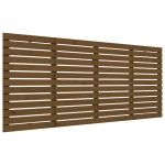 vidaXL Tăblie de pat pentru perete, maro miere, 206x3x91,5 cm lemn pin vidaXL Tăblie de pat pentru perete, maro miere, 206x3x91,5 cm lemn pin