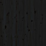 vidaXL Tăblie de pat pentru perete, negru, 96x3x91,5 cm lemn masiv pin