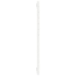vidaXL Tăblie de pat pentru perete, alb, 126x3x91,5 cm, lemn masiv pin