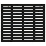 vidaXL Tăblie de pat pentru perete, negru 126x3x91,5 cm lemn masiv pin vidaXL Tăblie de pat pentru perete, negru 126x3x91,5 cm lemn masiv pin