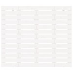 vidaXL Tăblie de pat pentru perete, alb, 146x3x91,5 cm, lemn masiv pin