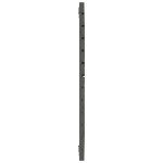 vidaXL Tăblie de pat pentru perete, gri, 146x3x91,5 cm, lemn masiv pin