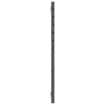 vidaXL Tăblie de pat pentru perete, gri, 156x3x91,5 cm, lemn masiv pin