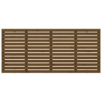 vidaXL Tăblie de pat pentru perete, maro miere, 156x3x91,5 cm lemn pin
