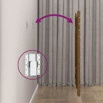 vidaXL Tăblie de pat pentru perete, maro miere, 81x3x91,5 cm, lemn pin vidaXL Tăblie de pat pentru perete, maro miere, 81x3x91,5 cm, lemn pin