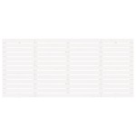 vidaXL Tăblie de pat pentru perete, alb, 166x3x91,5 cm, lemn masiv pin