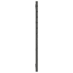 vidaXL Tăblie de pat pentru perete, gri, 166x3x91,5 cm, lemn masiv pin