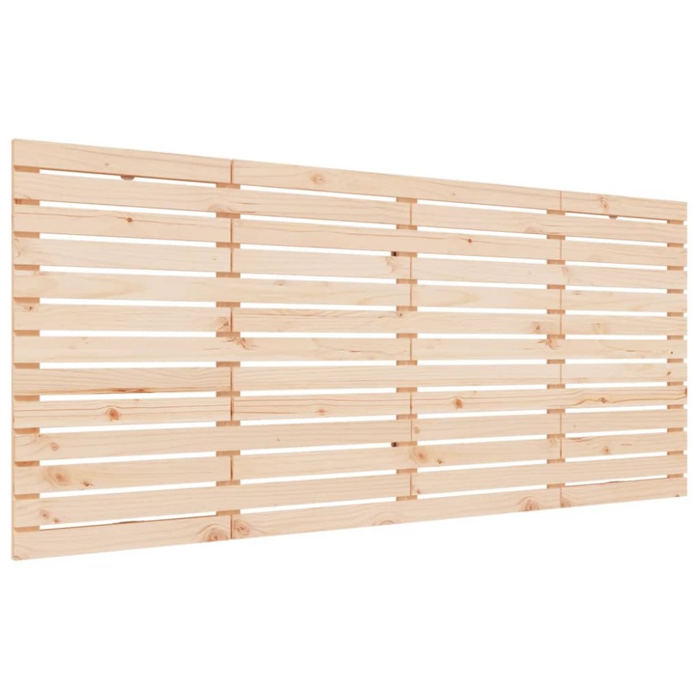 vidaXL Tăblie de pat pentru perete, 186x3x91,5 cm, lemn masiv de pin