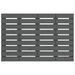 vidaXL Tăblie de pat pentru perete, gri, 106x3x63 cm, lemn masiv pin vidaXL Tăblie de pat pentru perete, gri, 106x3x63 cm, lemn masiv pin