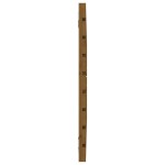 vidaXL Tăblie de pat pentru perete, maro miere, 106x3x63 cm, lemn pin