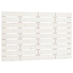vidaXL Tăblie de pat pentru perete, alb, 96x3x63 cm, lemn masiv pin