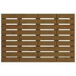 vidaXL Tăblie de pat pentru perete, maro miere, 96x3x63 cm, lemn pin vidaXL Tăblie de pat pentru perete, maro miere, 96x3x63 cm, lemn pin
