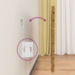 vidaXL Tăblie de pat pentru perete, maro miere, 96x3x63 cm, lemn pin vidaXL Tăblie de pat pentru perete, maro miere, 96x3x63 cm, lemn pin