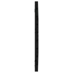vidaXL Tăblie de pat pentru perete, negru, 96x3x63 cm, lemn masiv pin